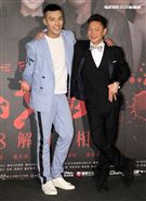 電影「最完美女孩」演員謝祖武、張睿家。（記者邱榮吉/攝影）