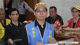 監督年金改革行動聯盟《夜宿圍城》，軍公教，軍人，年改，全教產理事長黃耀南　圖／記者林敬旻攝