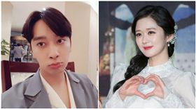 張娜拉,黃盛燦（合成圖翻攝自／張娜拉、黃盛燦微博）