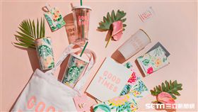 統一星巴克攜手美國流行品牌BAN.DO，推限量聯名商品。（圖／星巴克提供）