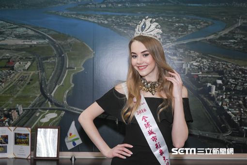 2016全球城市小姐世界總冠軍俄羅斯小姐Svetlana Khokhlova來台做慈善公益親善交流 圖／記者林敬旻攝