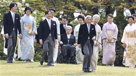 日本皇室,日本天皇,明仁天皇,美智子皇后,天皇家族。（圖／美聯社／達志影像）