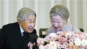 日本皇室,日本天皇,明仁天皇,美智子皇后（圖／美聯社／達志影像）
