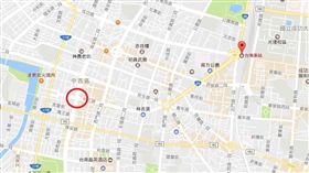 台南海安路、中正路口車禍（圖／翻攝自Google Map）