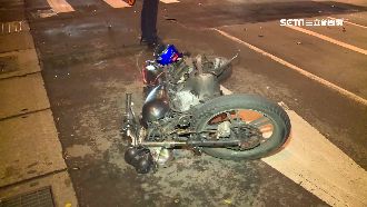 未兩段式左轉撞小黃　騎士送醫急救