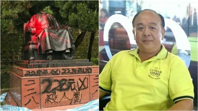 蔣介石銅像遭斷頭　退將有話對總統說