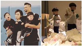 飛翔失控不睡覺　黑人崩潰直說「不」
合成圖/翻攝自范范 范瑋琪、黑人陳建州臉書