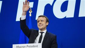 法國,選舉,中間派,馬克宏,Emmanuel Macron（圖／美聯社／達志影像）