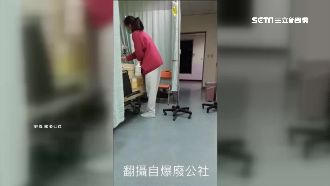 病人照顧病人？白衣天使吊點滴巡房