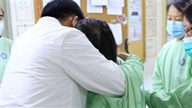 台中,警車,互撞,警察,出勤,昏迷,重傷／林佳龍臉書