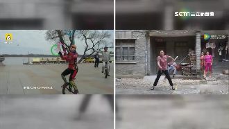 陸大媽無極限　改練單輪車成女哪吒