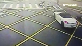 偷開哥哥保時捷撞飛騎士　男心虛肇逃