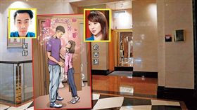 鏡週刊直擊，籃球新星劉錚背著女友，偷偷跟前緯來女主播俞西潔在公廁私會。