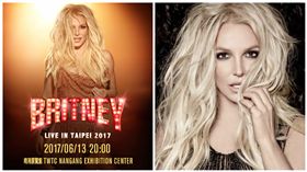 小甜甜布蘭妮,Britney Spears,演唱會,合成圖／IMEtw提供、小甜甜布蘭妮臉書