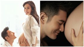 Angelababy,黃曉明,孕肚,圖／微博