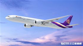 泰航,777-300,芒果椰乳糯米（圖／泰航提供）