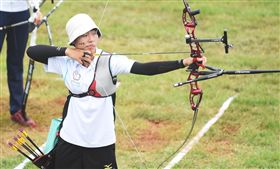 ▲世大運女子射箭國手譚雅婷。（圖／世大運提供）