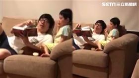 唸故事給小孩聽