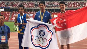 新加坡,田徑,中華台北,成績,中華隊,林祐霆,溫連忠,金牌（圖／中央社）