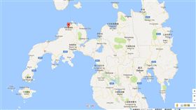 菲律賓,棉蘭老島,Mindanao,地震,海嘯(google map)