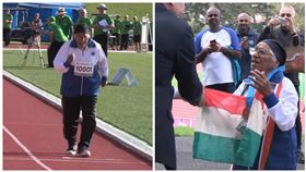 印度，人瑞，跑步（圖／翻攝自YouTube）