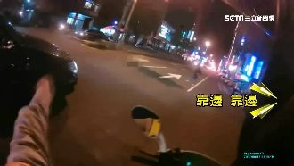 暖心！父闖紅燈載女就醫　警鳴笛開道