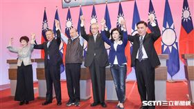 國民黨黨主席選舉電視政見發表會 圖／記者林敬旻攝