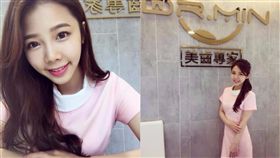 台中「最美牙助」引發網友暴動。（合成圖／翻攝自IG帳號：n_nxd）