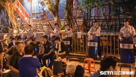 監督年金改革行動聯盟《夜宿圍城》，軍公教，軍人，年改　圖／記者林敬旻攝