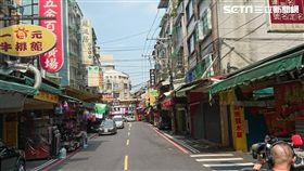 警方封鎖現場，並持續與劉邦誠喊話。（圖／記者游承霖攝影）