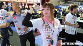 日本女鏢手高木靜加。（圖／記者王怡翔攝）