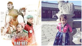  以為BIGBANG住YG　4歲混血妹萌問：他們在家嗎？ 
圖翻攝自myuneuri IG、BIGBANG臉書 https://www.instagram.com/myuneuri/
https://www.facebook.com/BIGBANG/