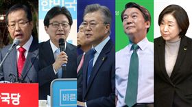 【大數聚】朴槿惠提早下台，誰將接下韓國總統大位？逃得過悲劇詛咒嗎？
Images Source: ：FB/유승민 캠프、문재인、안철수、홍준표、심상정