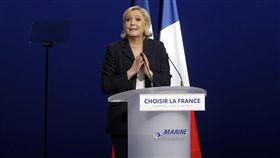 法國，總統候選人，雷朋，Marine Le Pen（圖／美聯社／達志影像）