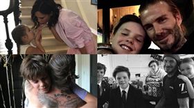 圖翻攝自貝克漢1家5口IG