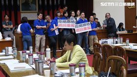 立法院經濟委員會重新審查《前瞻基礎建設特別條例》草案，藍委杯葛。（記者盧素梅攝）