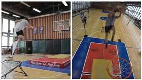 籃球，灌籃（圖／翻攝自秒拍）