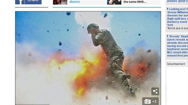 戰爭的殘酷！女大兵死前拍攝爆炸瞬間