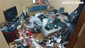 郭姓工人利用工作時潛入負責修繕的浮洲合宜住宅行竊，一連搜刮數十戶人家，得手超過百萬元的贓物（翻攝畫面）