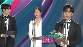 圖翻攝自韓網　百想　金玟錫　柳俊烈