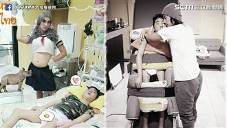 帥爸為兒扮醜又跳舞　背後原因有洋蔥