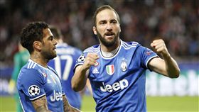 尤文圖斯前鋒伊瓜因。（圖／美聯社／達志影像）