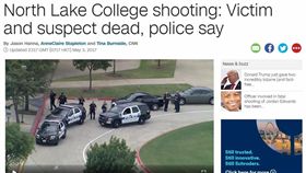 校園,手槍,開槍,德州（圖／翻攝自CNN官網）