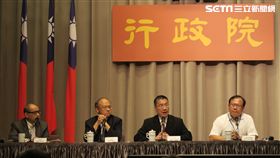 行政院院會會後記者會。（記者盧素梅攝）