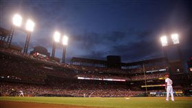 聖路易紅雀的主場布希體育場（Busch Stadium）。（圖／美聯社／達志影像）