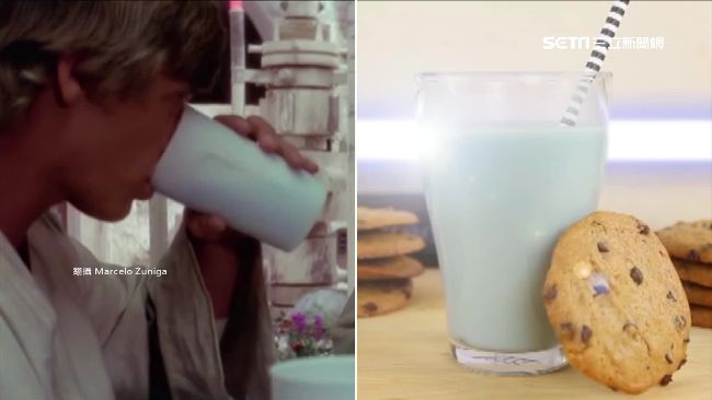 乾一杯「藍色牛奶」　粉絲瘋慶星戰日