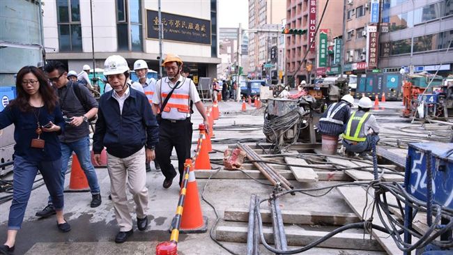 北市塌陷路口　今日上午6時單向通車