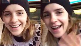 艾瑪華森,Emma Watson,巧遇,視訊。（圖／翻攝自Therese Kiara 臉書）