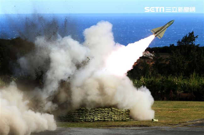 鷹式飛彈。（記者邱榮吉/攝影）

