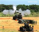 M109A2式155公厘自走砲。（記者邱榮吉/攝影）